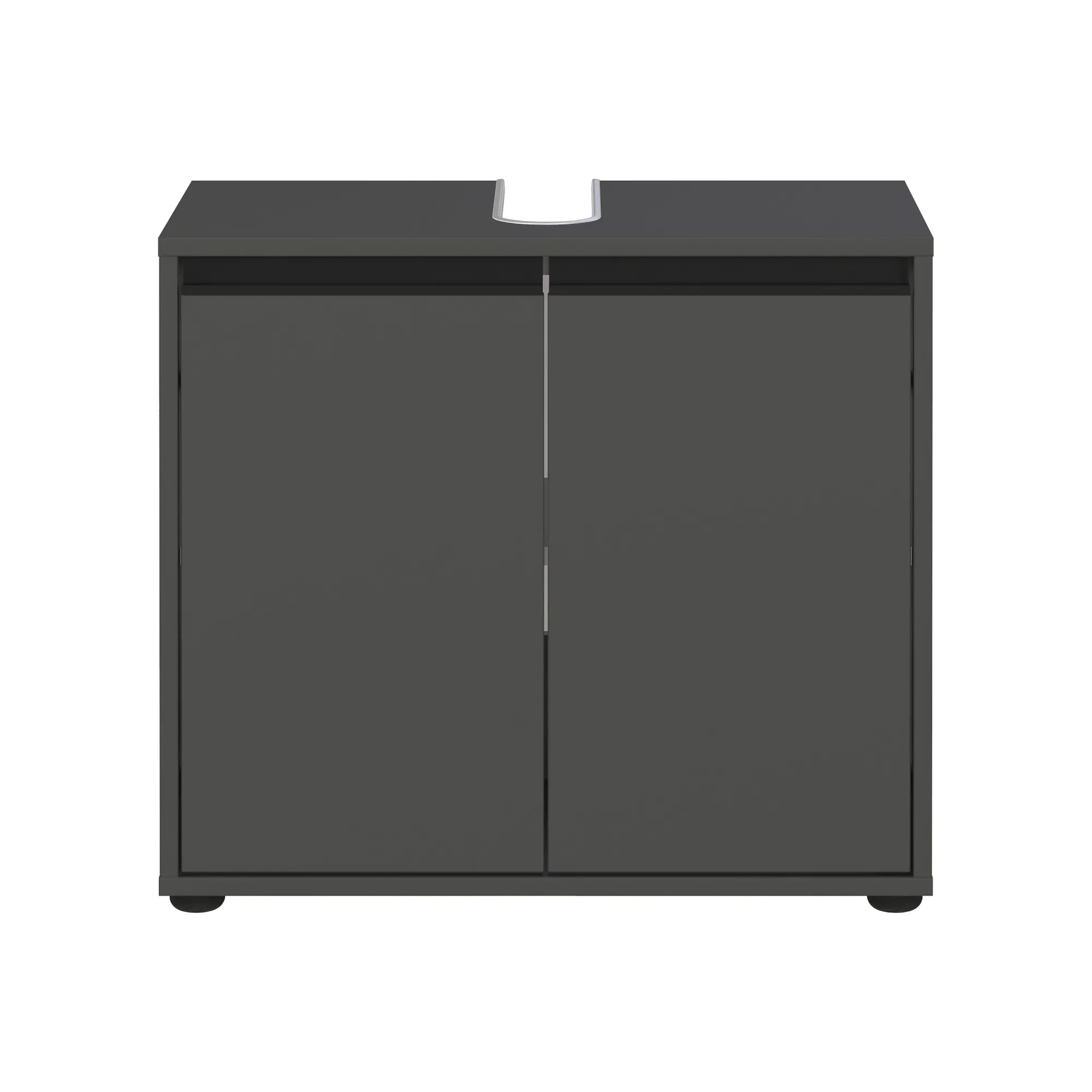 Wastafelkasten^Huisenthuis Wastafelkast Pula 63 cm Grafiet