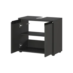 Wastafelkasten^Huisenthuis Wastafelkast Pula 63 cm Grafiet