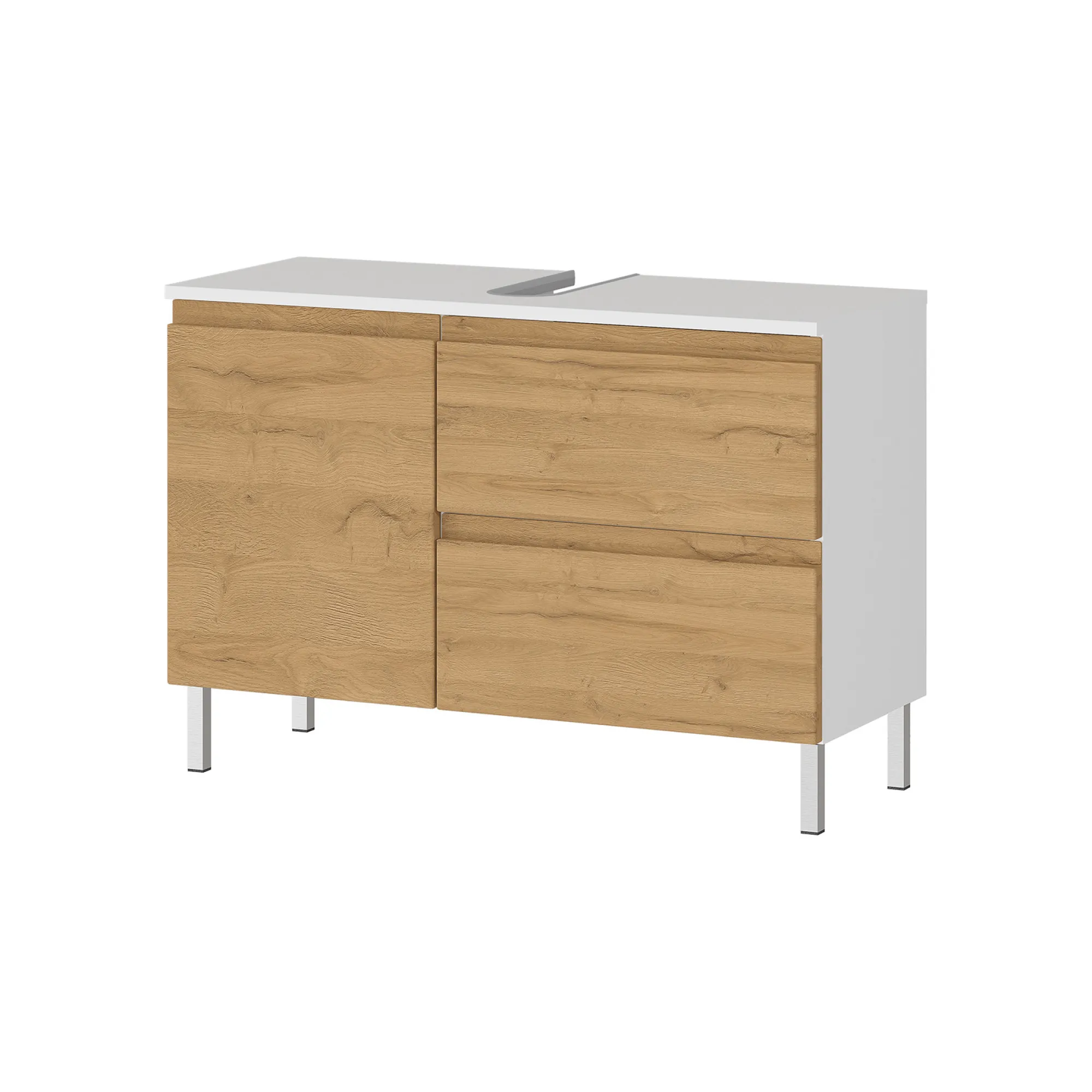 Wastafelkasten^Huisenthuis Wastafelkast Samos Eiken 80 cm