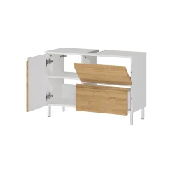 Wastafelkasten^Huisenthuis Wastafelkast Samos Eiken 80 cm